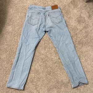Levi's Men's Light Blue Straight Jeans